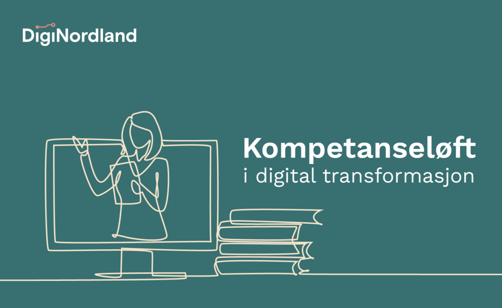 Grafikk for kompetanseløft i digital transformasjon